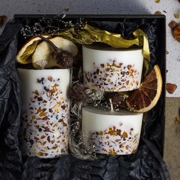Set of Eco Amber Candles