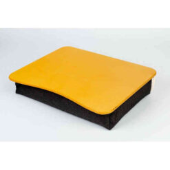 Жёлтый поднос на подушке для ноутбука