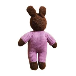 Brown Bunny Pink Pyjamas Soft Toy