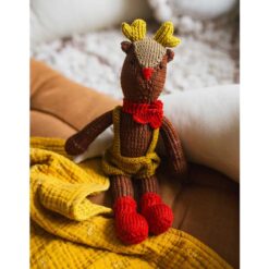 Knitted Deer Rudolph
